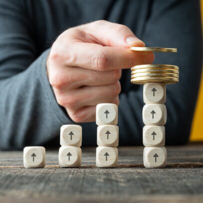 coin stack increasing and highest value