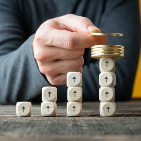 coin stack increasing and highest value